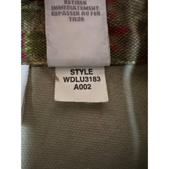 Liz Claiborne Woman Paisley Brown Jacket Blazer Career Women's Size 2X - Picture 10 of 11